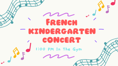 French Kindergarten Concert